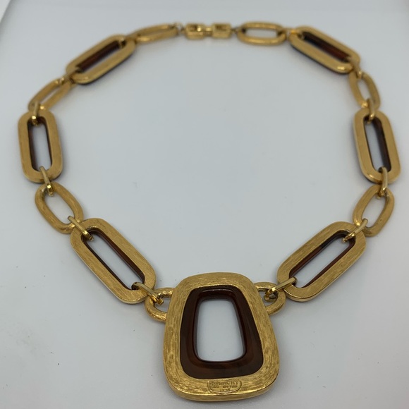 GIVENCHY 1976 modernist statement necklace - Picture 4 of 7